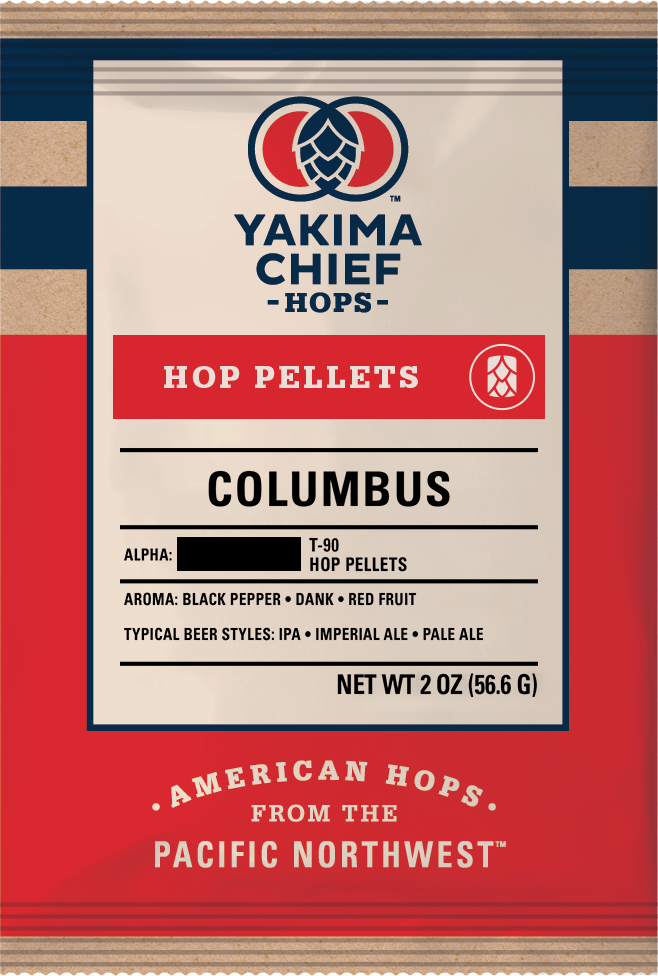 1 oz Columbus Pellet Hops Alpha Acid 14 to 16%